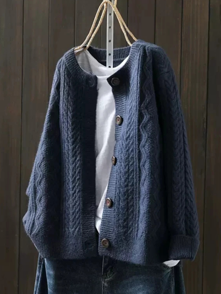 Lorenza | Cable Knit Cardigan