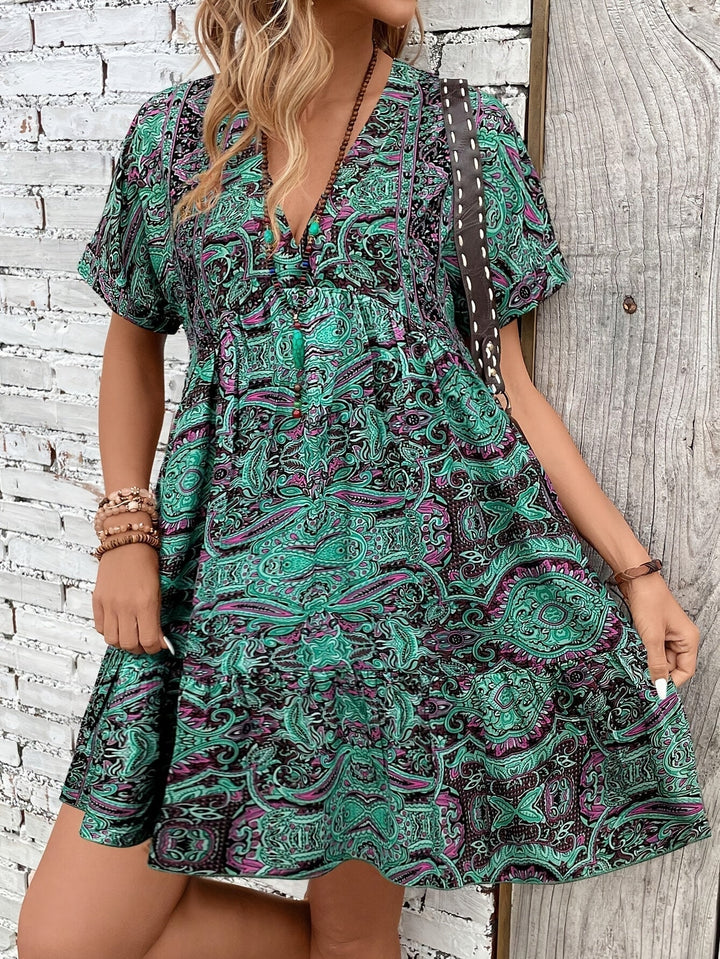 Sabrina | Plus Size Short Sleeve Dress