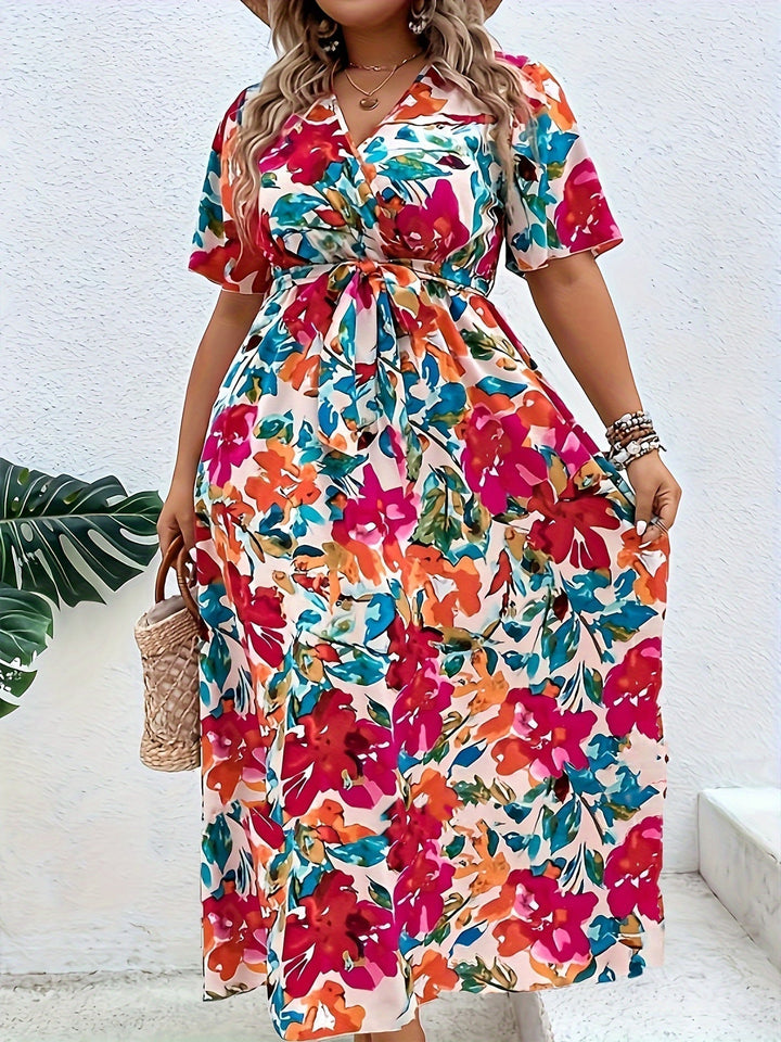 Yara | Plus Size Floral Dress