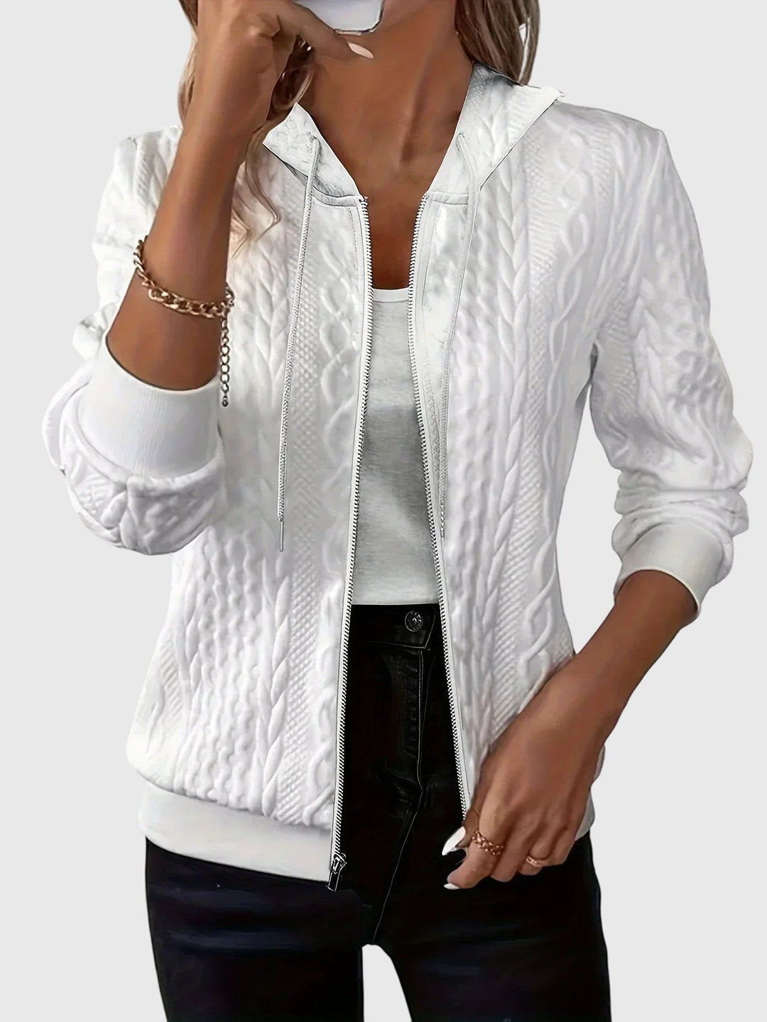 Lena™ - Hoodie with Zipper