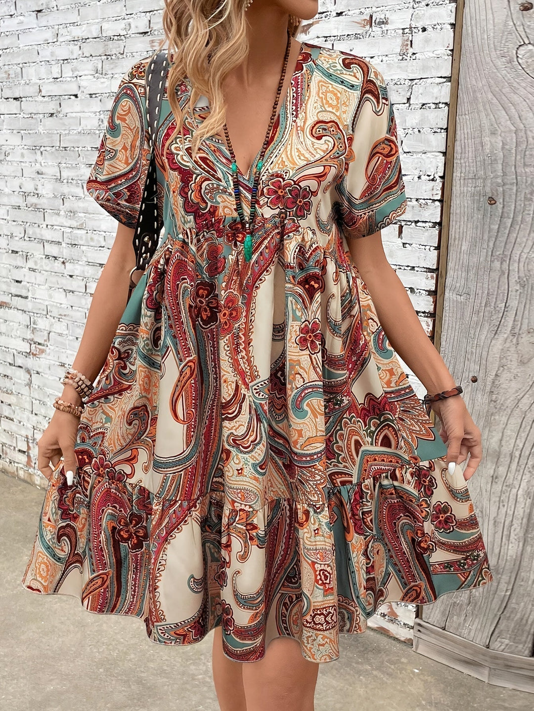 Sabrina | Plus Size Short Sleeve Dress