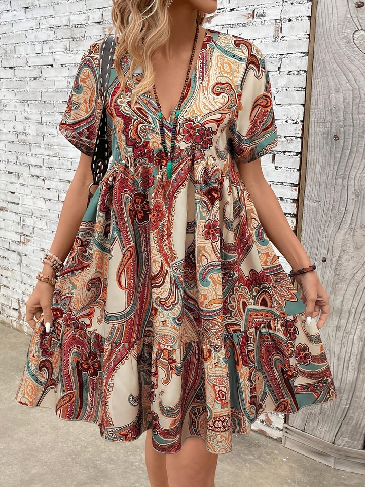 Sabrina | Plus Size Short Sleeve Dress