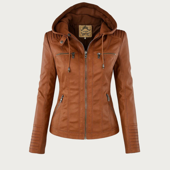 Monika™ | Elegant and Durable Leather Jacket