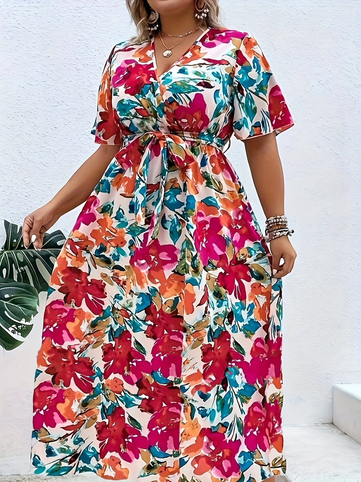Yara | Plus Size Floral Dress