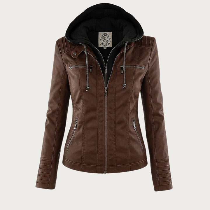 Monika™ | Elegant and Durable Leather Jacket