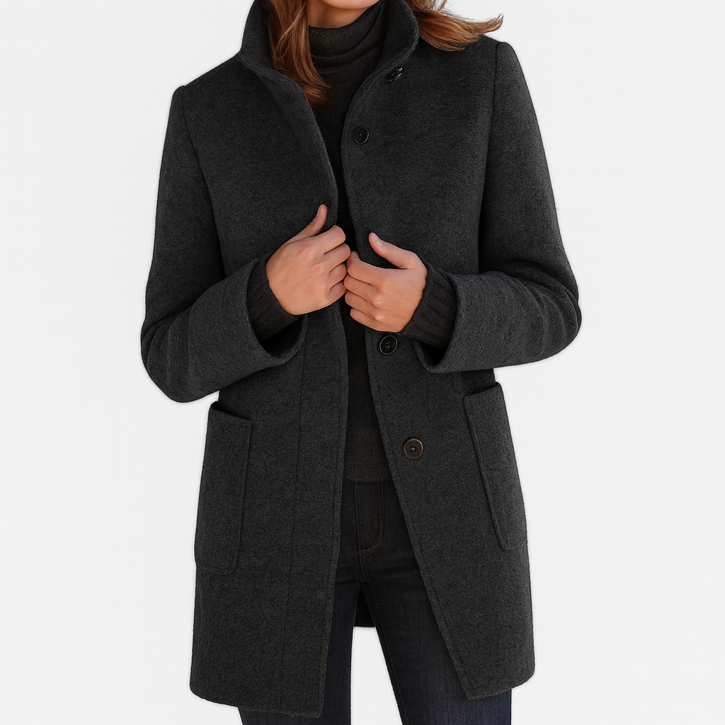 Lidia | Elegant High-Collar Winter Jacket