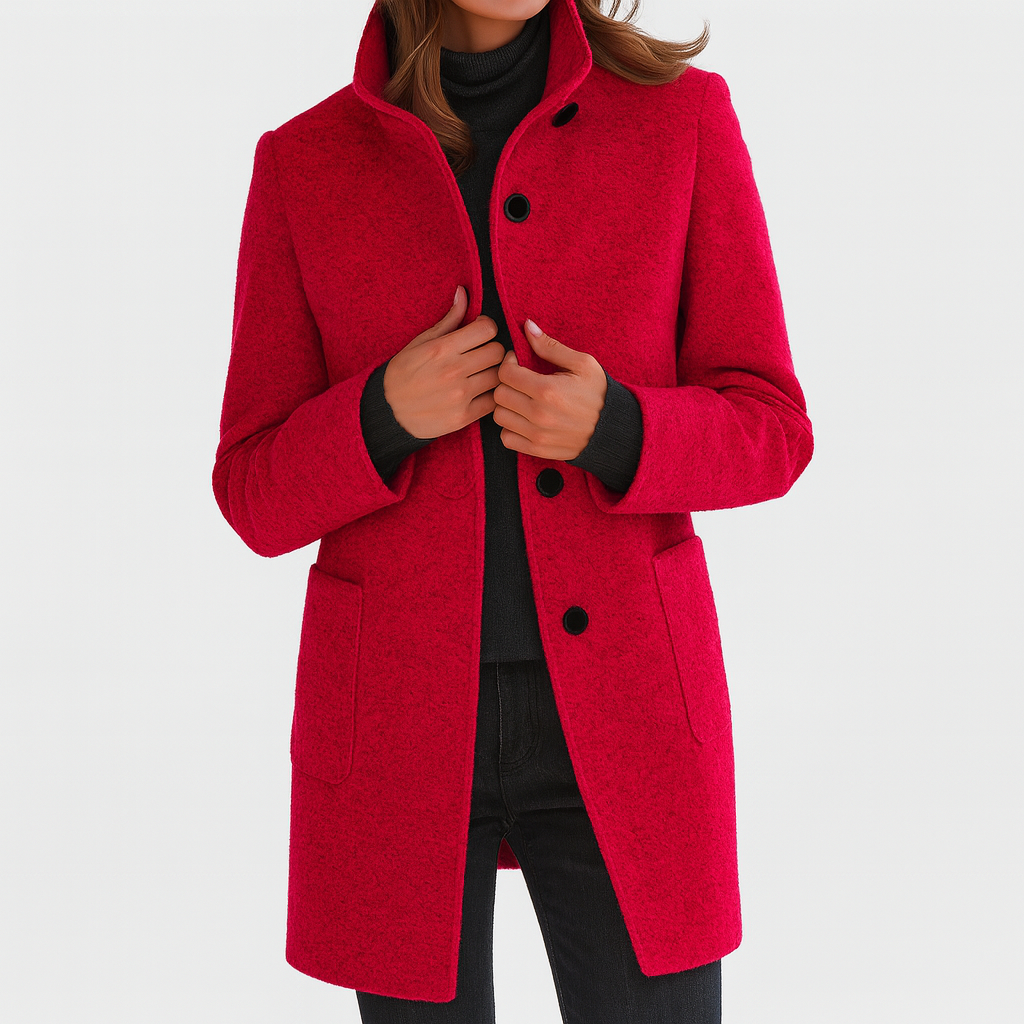 Lidia | Elegant High-Collar Winter Jacket