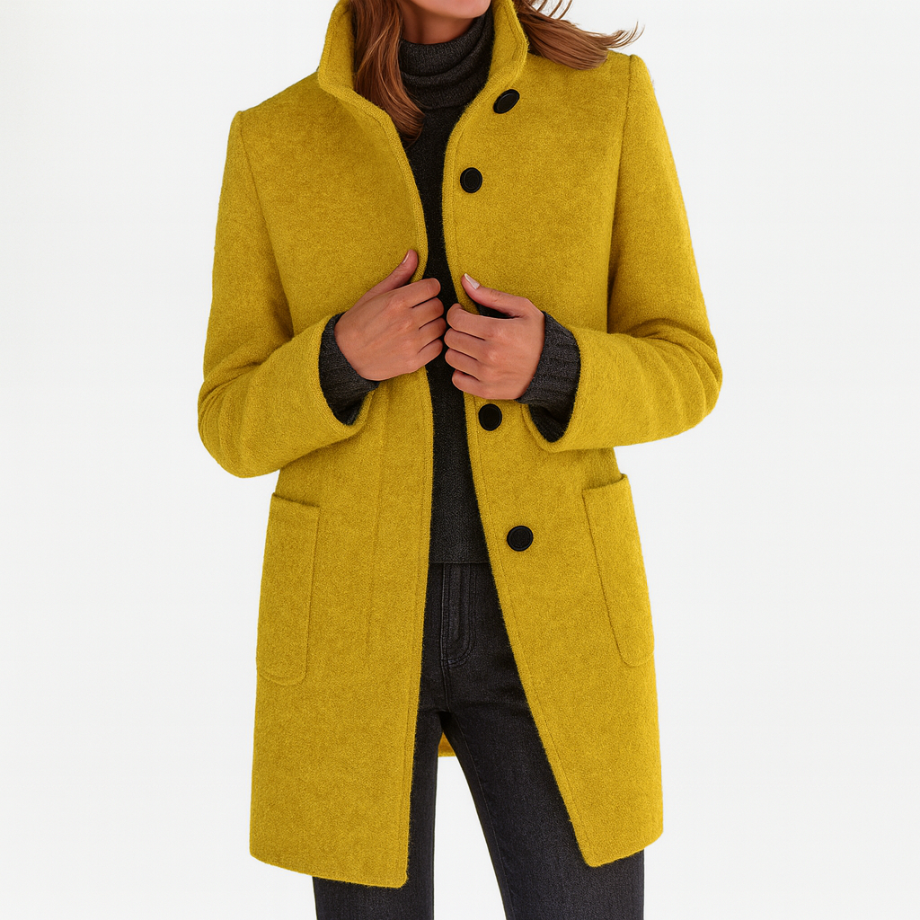 Lidia | Elegant High-Collar Winter Jacket