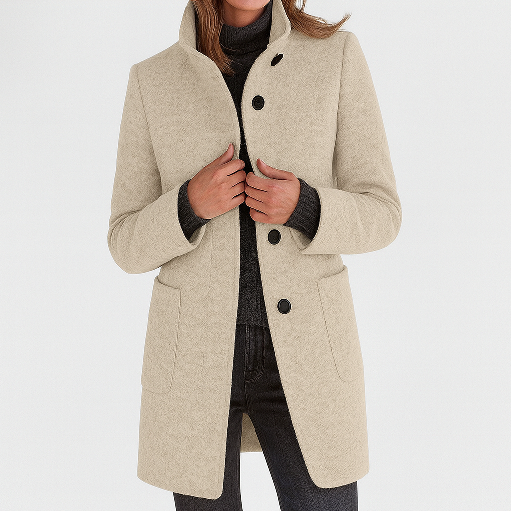 Lidia | Elegant High-Collar Winter Jacket