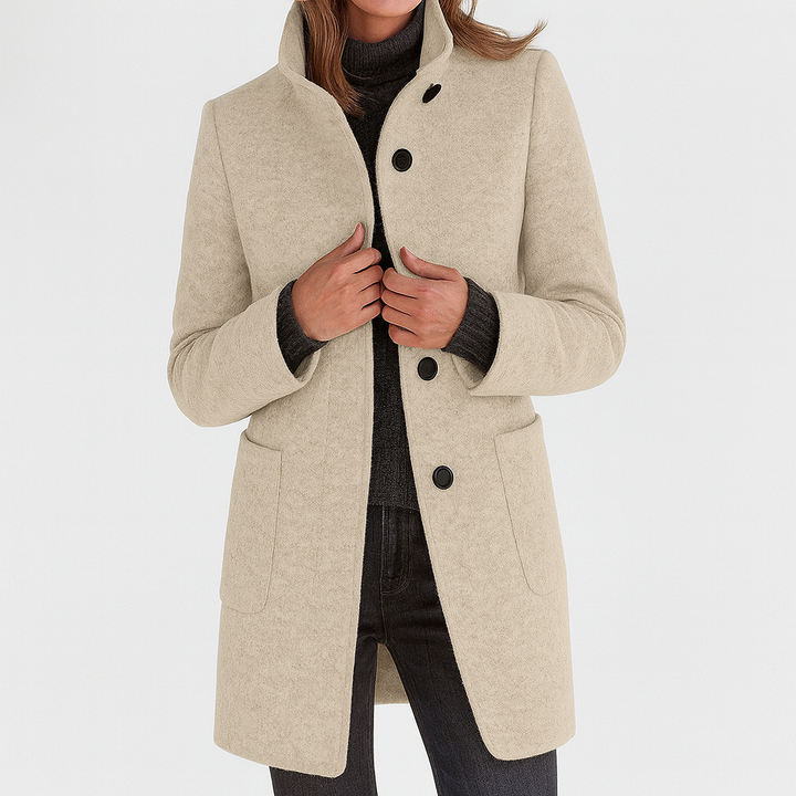 Lidia | Elegant High-Collar Winter Jacket