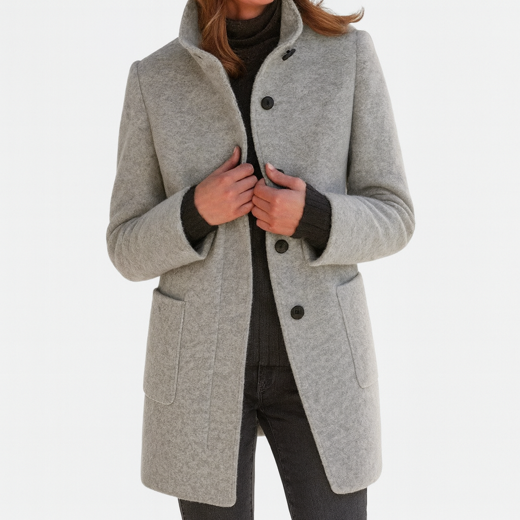 Lidia | Elegant High-Collar Winter Jacket
