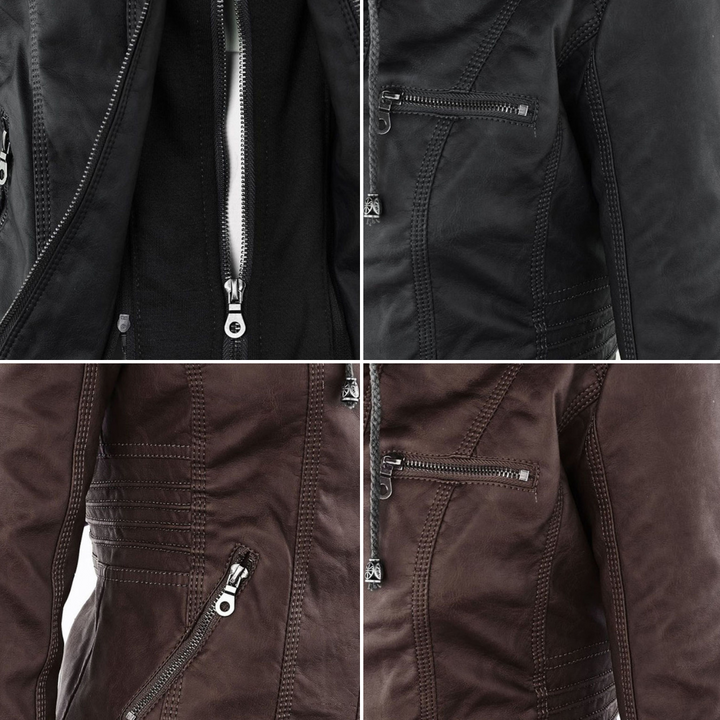 Monika™ | Elegant and Durable Leather Jacket