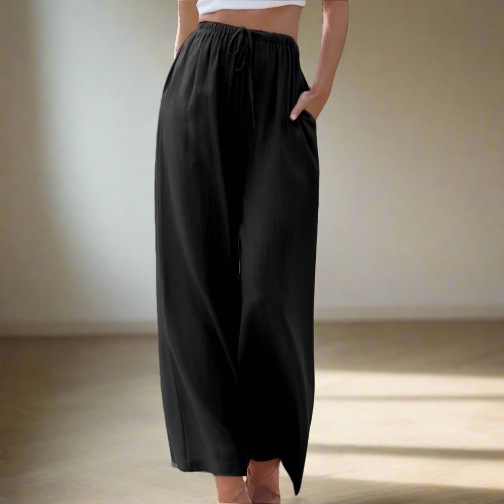 Zoe™ - Elegant Cotton Trousers