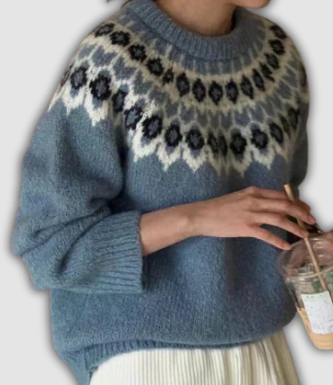 Fenja™ - Stylish Jacquard Sweater