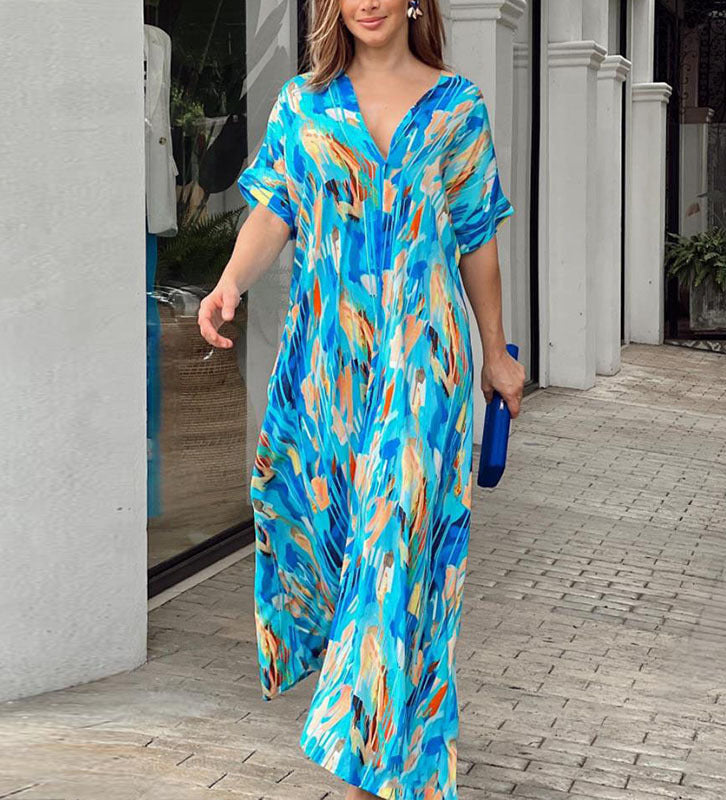 Lindsay | Colorful Dress in Plus Size