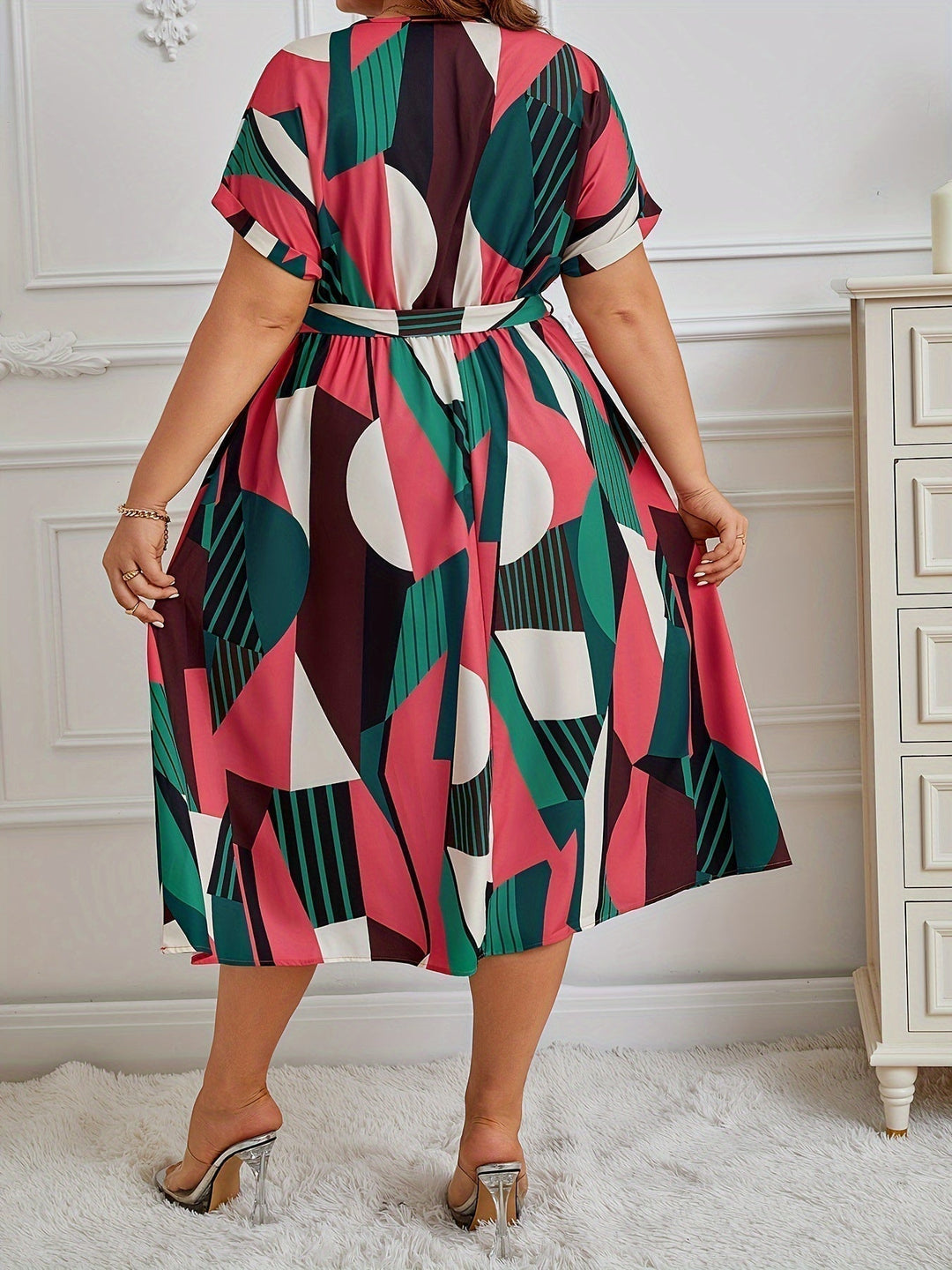 Bobbi | Plus Size Tropical Robe