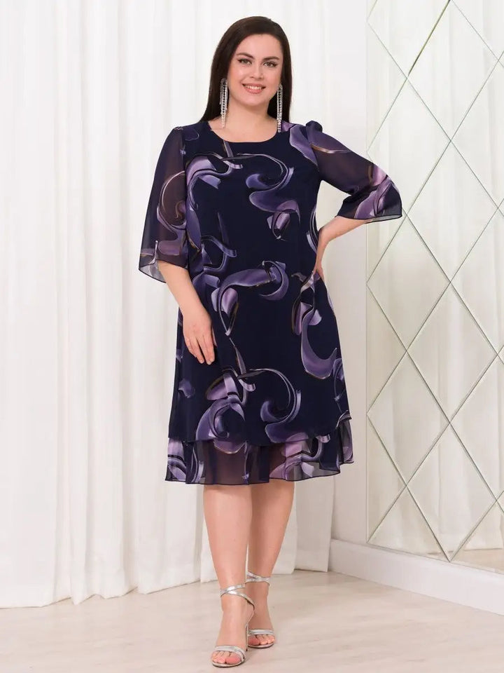 Harper | Plus Size Tourbillon Dress