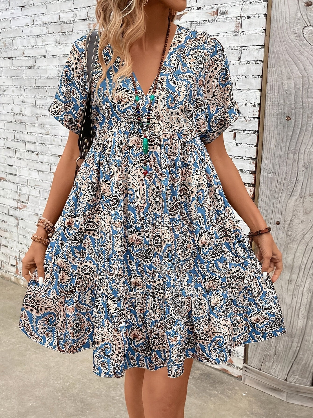 Sabrina | Plus Size Short Sleeve Dress