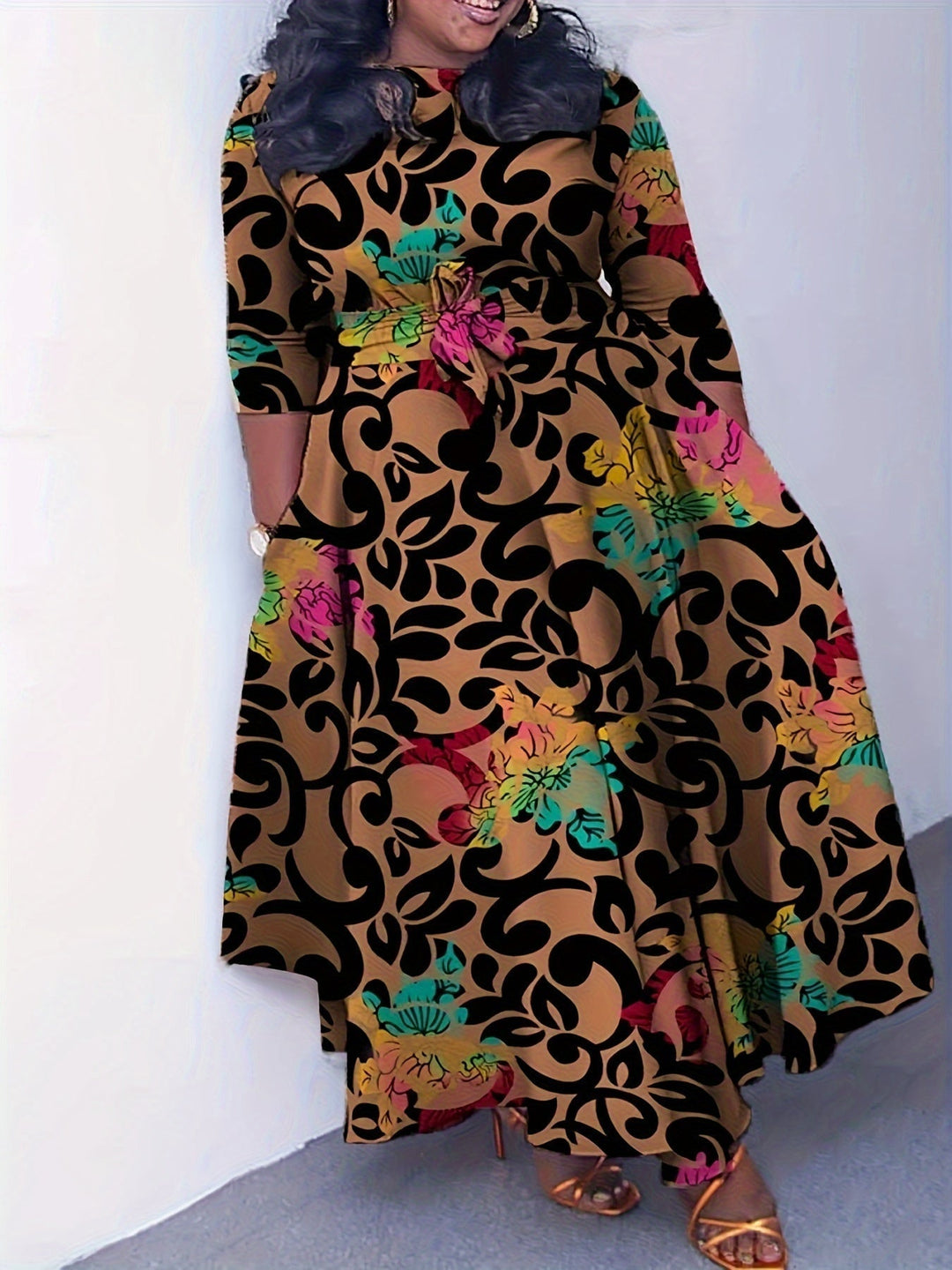 Hannah | Colorful Dress in Plus Sizes