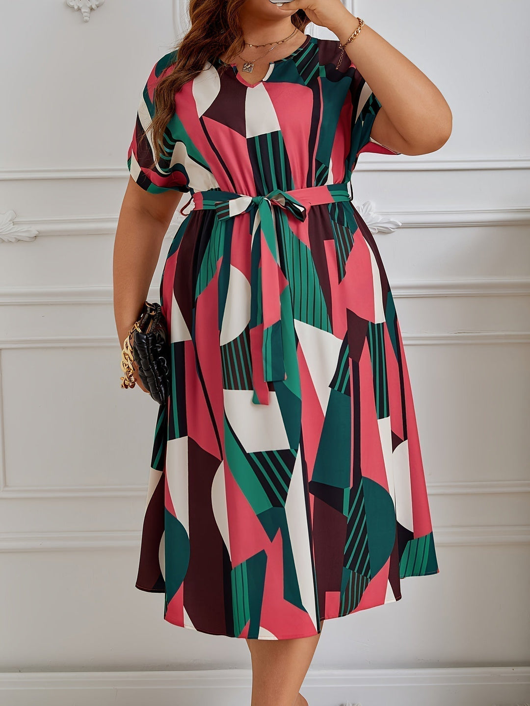 Bobbi | Plus Size Tropical Robe