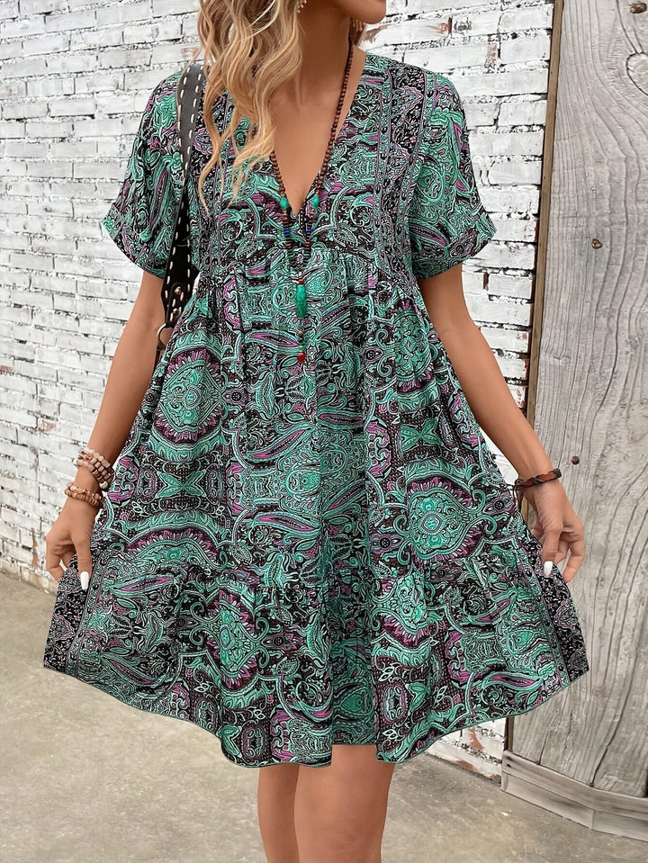Sabrina | Plus Size Short Sleeve Dress