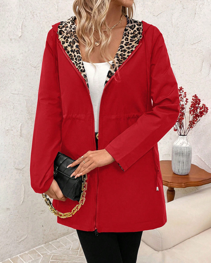 Ava – Reversible Leopard Print Cardigan