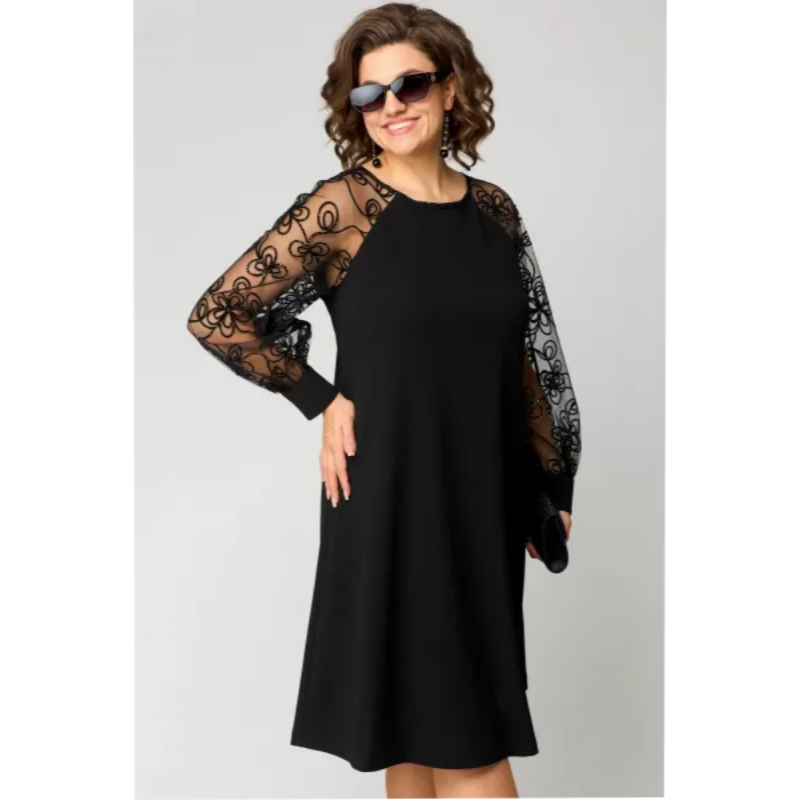 Elara | Elegant Lace Dress in Plus Sizes